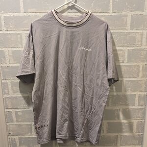 YoungLA Gray Short Sleeve Tee Casual Crew Neck